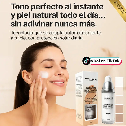 Base Mágica con Protección Solar | Ten un Tono Perfecto al Instante