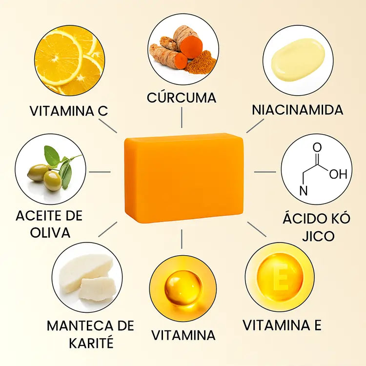 2x1 Jabón Aclarante con Ácido Kójico y Niacinamida