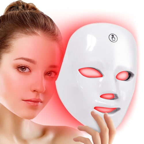 1Máscara LED de Terapia Facial | Rejuvenece tu Piel y Combate Arrugas y Acné desde Casa