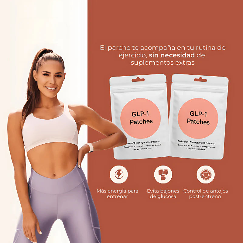 2x1 Parche Metabólico GLP-1 | Silencia el Apetito y Controla tu Comida