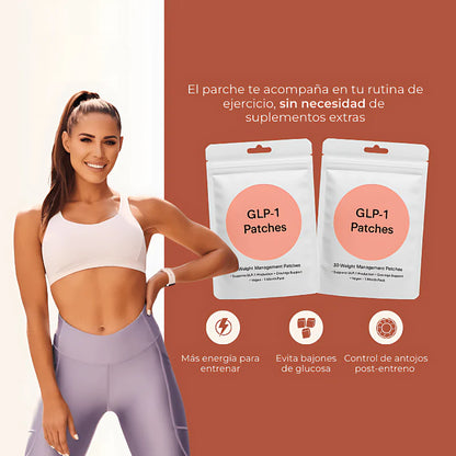 2x1 Parche Metabólico GLP-1 | Silencia el Apetito y Controla tu Comida