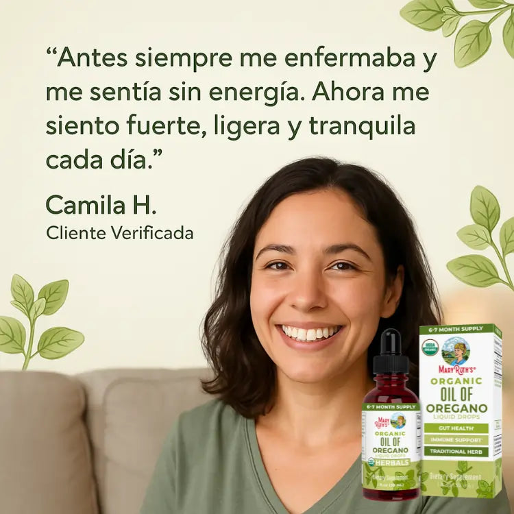 Aceite de Orégano Mary Ruth's | Recupera tu Salud Naturalmente
