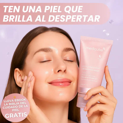 1 Medicube® Mascarilla de Colágeno | Despierta con la Piel de Vidrio que Sueñas ✨