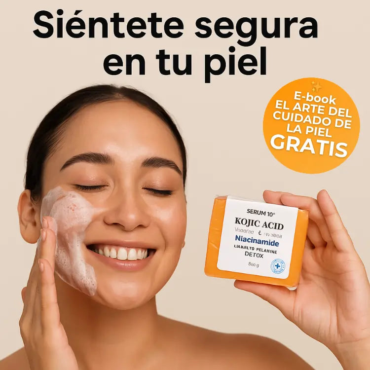 2x1 Jabón Aclarante con Ácido Kójico y Niacinamida